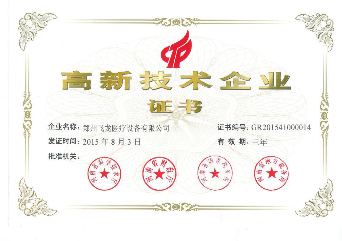 飛龍醫療－高新技術企業